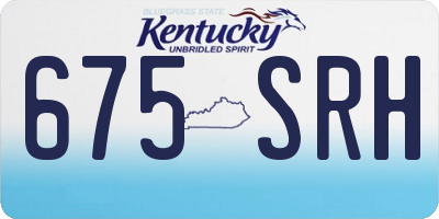 KY license plate 675SRH