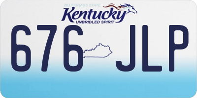 KY license plate 676JLP