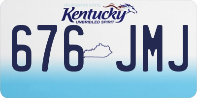 KY license plate 676JMJ