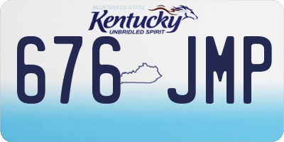 KY license plate 676JMP