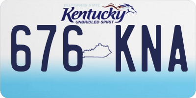 KY license plate 676KNA