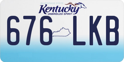 KY license plate 676LKB
