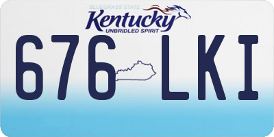 KY license plate 676LKI