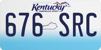 KY license plate 676SRC