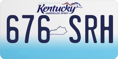 KY license plate 676SRH