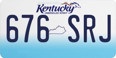KY license plate 676SRJ