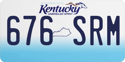 KY license plate 676SRM