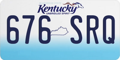 KY license plate 676SRQ