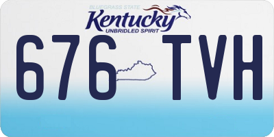 KY license plate 676TVH
