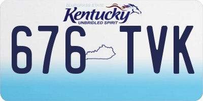 KY license plate 676TVK