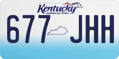 KY license plate 677JHH