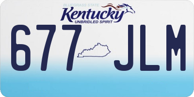 KY license plate 677JLM