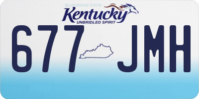 KY license plate 677JMH
