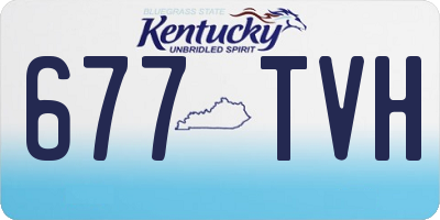 KY license plate 677TVH