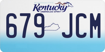 KY license plate 679JCM