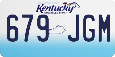 KY license plate 679JGM