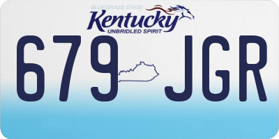 KY license plate 679JGR