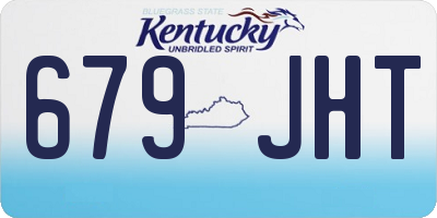 KY license plate 679JHT