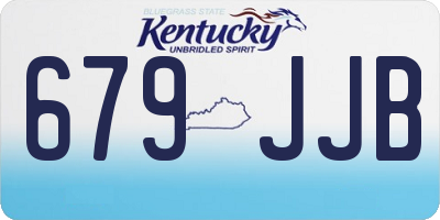 KY license plate 679JJB