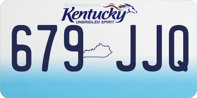 KY license plate 679JJQ