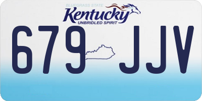 KY license plate 679JJV