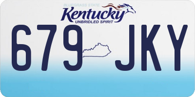 KY license plate 679JKY