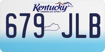 KY license plate 679JLB