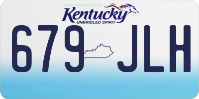 KY license plate 679JLH
