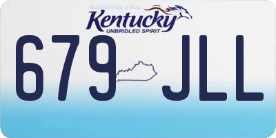 KY license plate 679JLL
