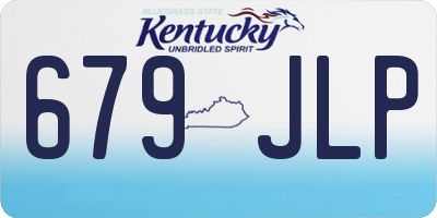 KY license plate 679JLP