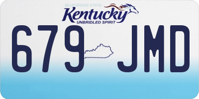 KY license plate 679JMD