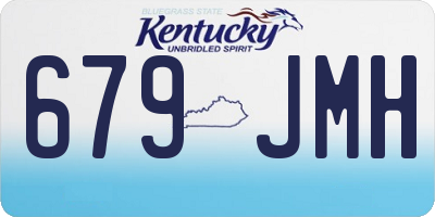 KY license plate 679JMH