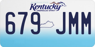 KY license plate 679JMM