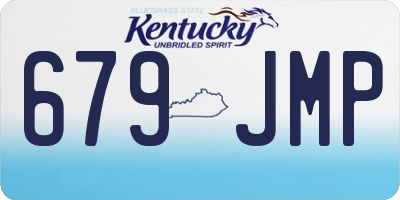 KY license plate 679JMP