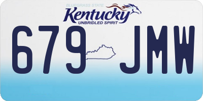 KY license plate 679JMW