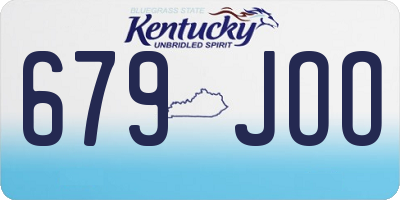 KY license plate 679JOO