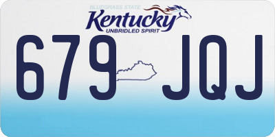 KY license plate 679JQJ