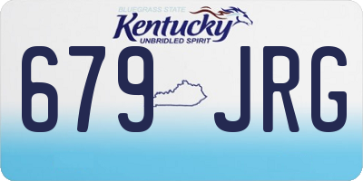 KY license plate 679JRG