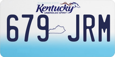 KY license plate 679JRM