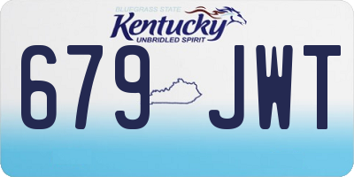 KY license plate 679JWT