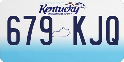 KY license plate 679KJQ