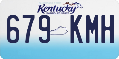 KY license plate 679KMH