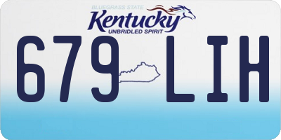 KY license plate 679LIH