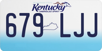 KY license plate 679LJJ