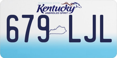 KY license plate 679LJL