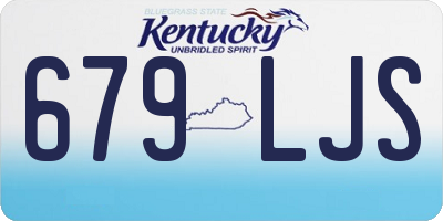 KY license plate 679LJS