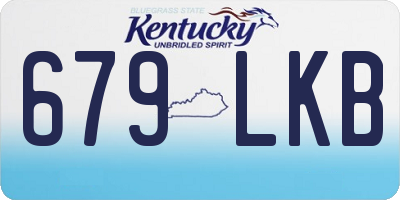 KY license plate 679LKB