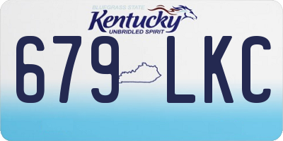 KY license plate 679LKC