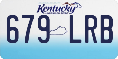 KY license plate 679LRB