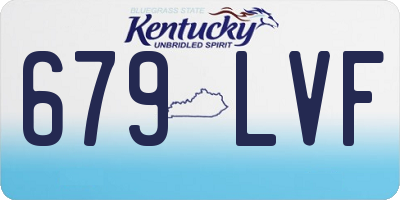 KY license plate 679LVF